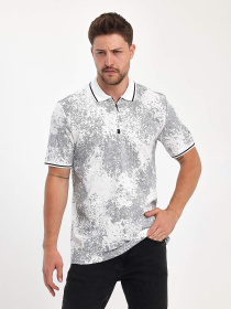 Поло Trend Collection модель TC11107WhiteFTBLK Фото