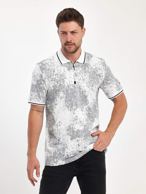 Поло Trend Collection модель TC11107WhiteFTBLK Фото