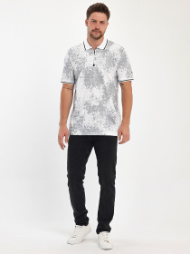 Поло Trend Collection модель TC11107WhiteFTBLK Поло Trend Collection модель TC11107WhiteFTBLK Фото