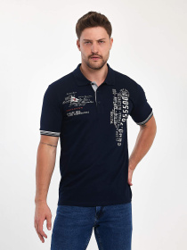 Поло Trend Collection модель TC11106DarkBlueFTBLK Фото