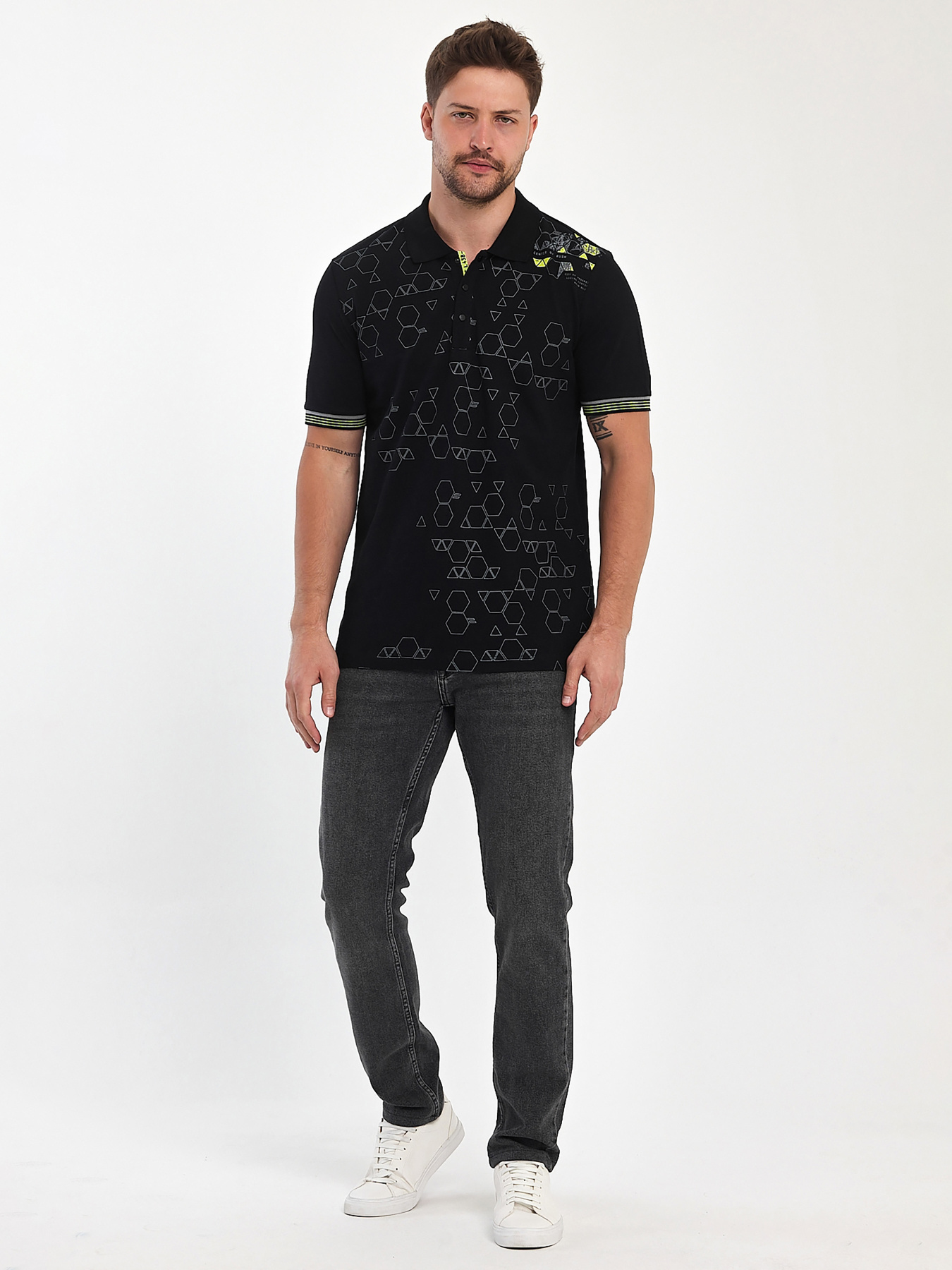 Поло Trend Collection модель TC11105BlackFTBLK Фото