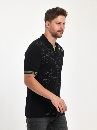 Поло Trend Collection модель TC11105BlackFTBLK — фото 3 - INTERTOP