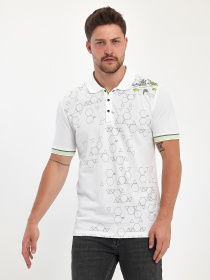 Поло Trend Collection модель TC11104WhiteFTBLK Фото