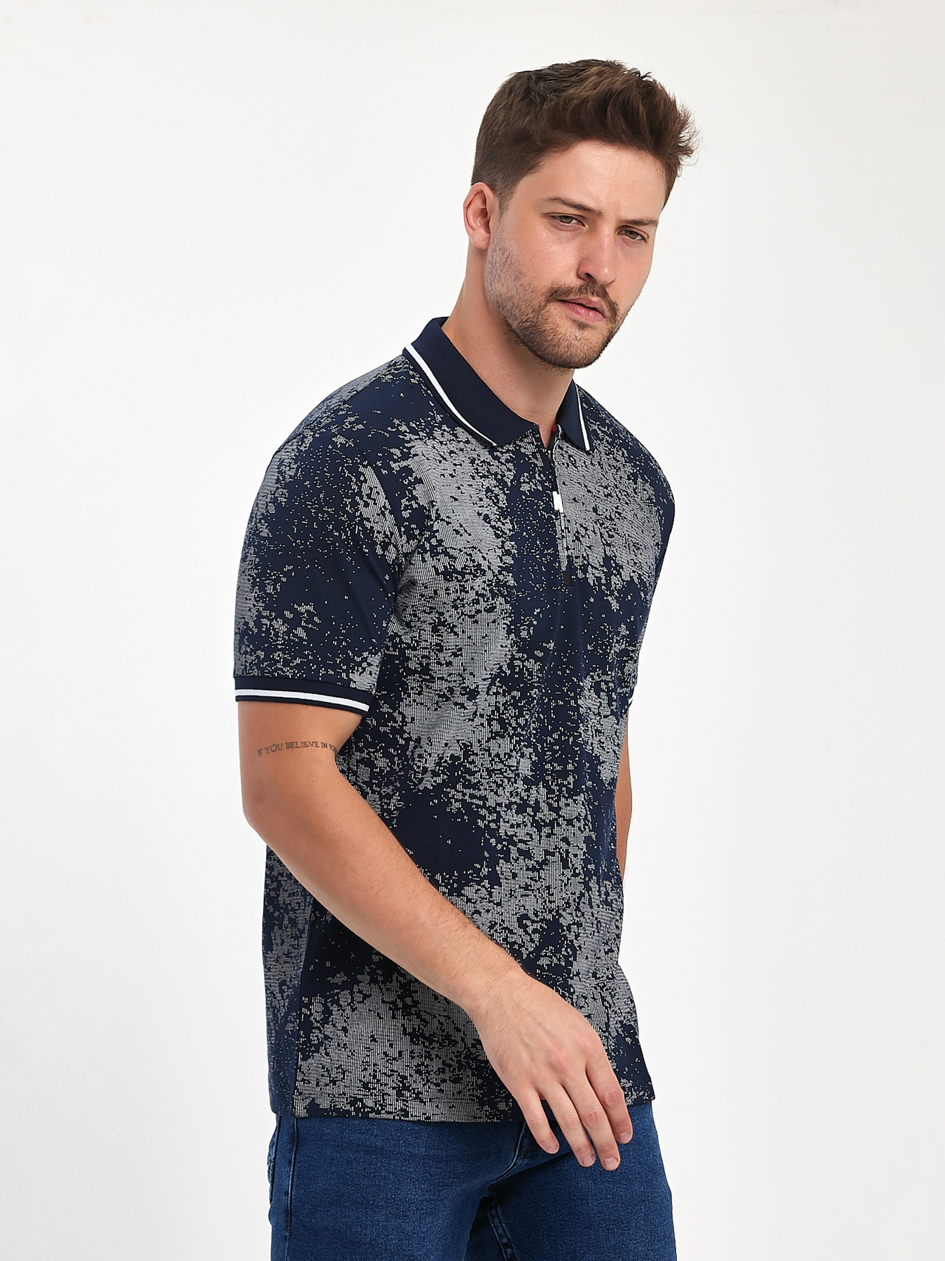 Поло Trend Collection модель TC11103DarkBlueFTBLK Фото