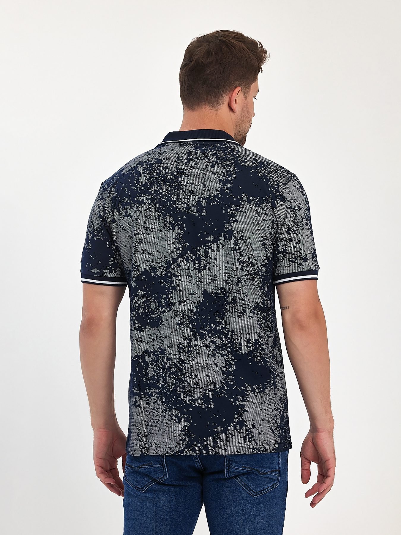 Поло Trend Collection модель TC11103DarkBlueFTBLK Фото