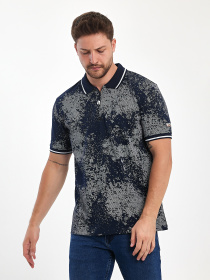 Поло Trend Collection модель TC11103DarkBlueFTBLK Фото