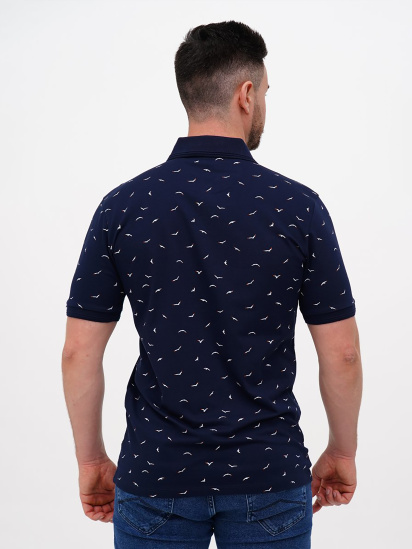 Поло Trend Collection модель TC11102BlueFTBLK — фото - INTERTOP