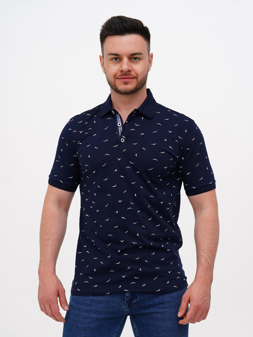 Поло Trend Collection модель TC11102BlueFTBLK Фото