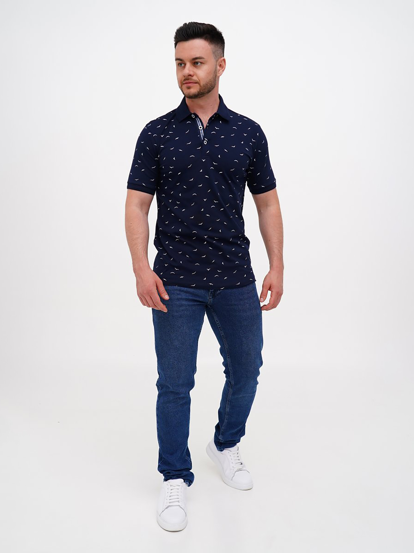 Поло Trend Collection модель TC11080DarkBlueFTBLK Фото