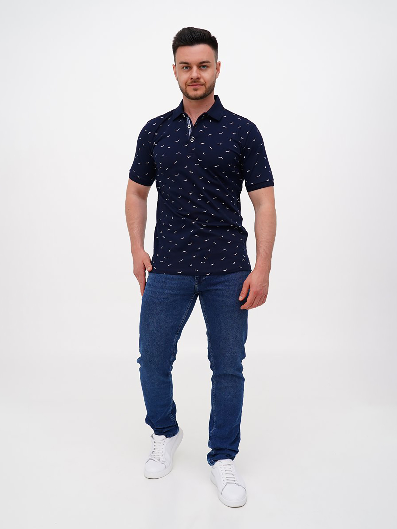 Поло Trend Collection модель TC11080DarkBlueFTBLK Фото