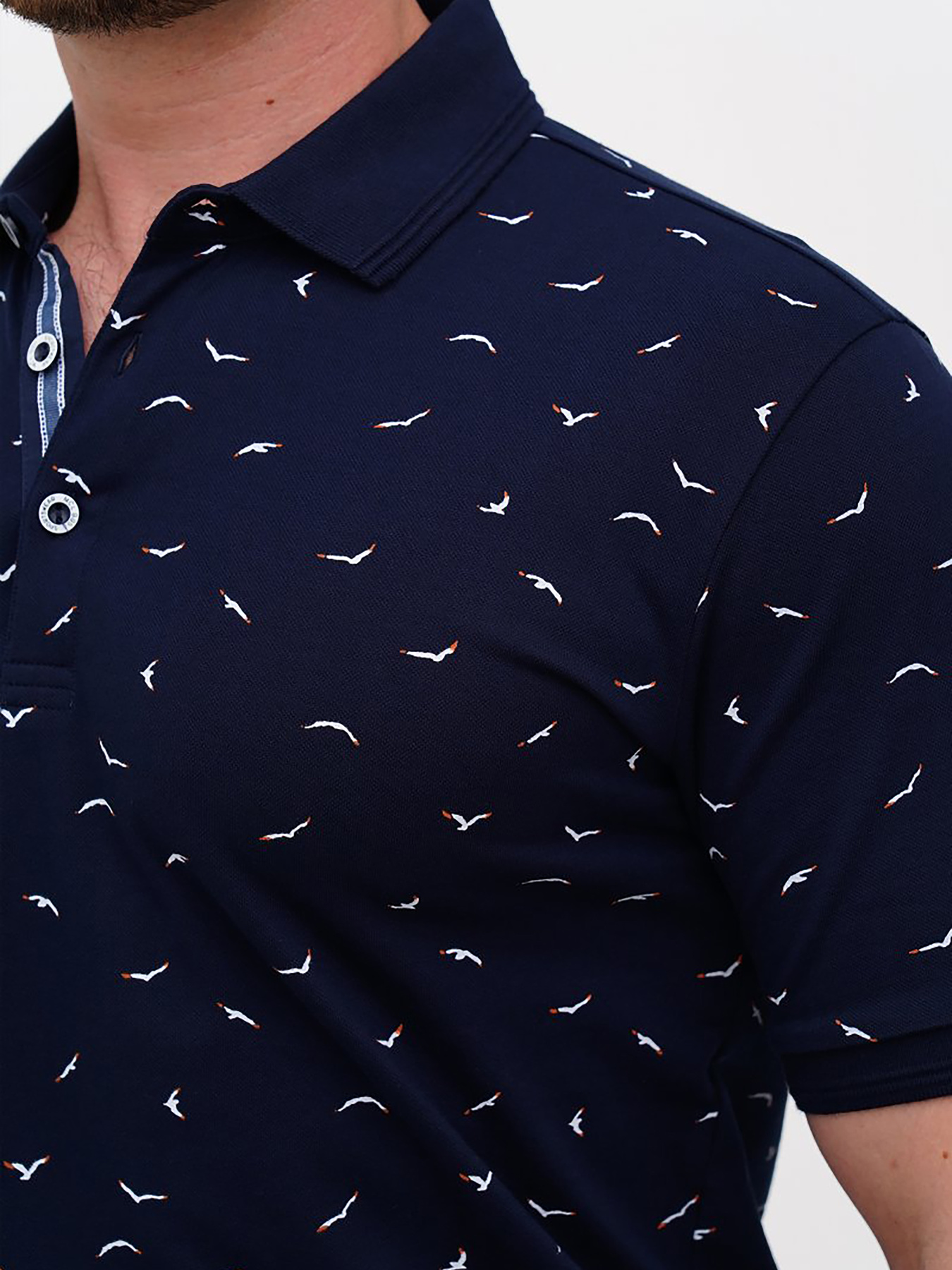 Поло Trend Collection модель TC11080DarkBlueFTBLK Фото