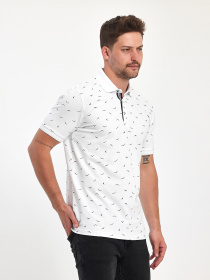 Поло Trend Collection модель TC11079WhiteFTBLK Фото