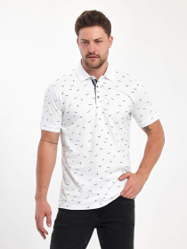 Поло Trend Collection модель TC11079WhiteFTBLK Фото