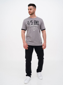 Футболка Trend Collection модель TC11073GreyFTBLK Фото