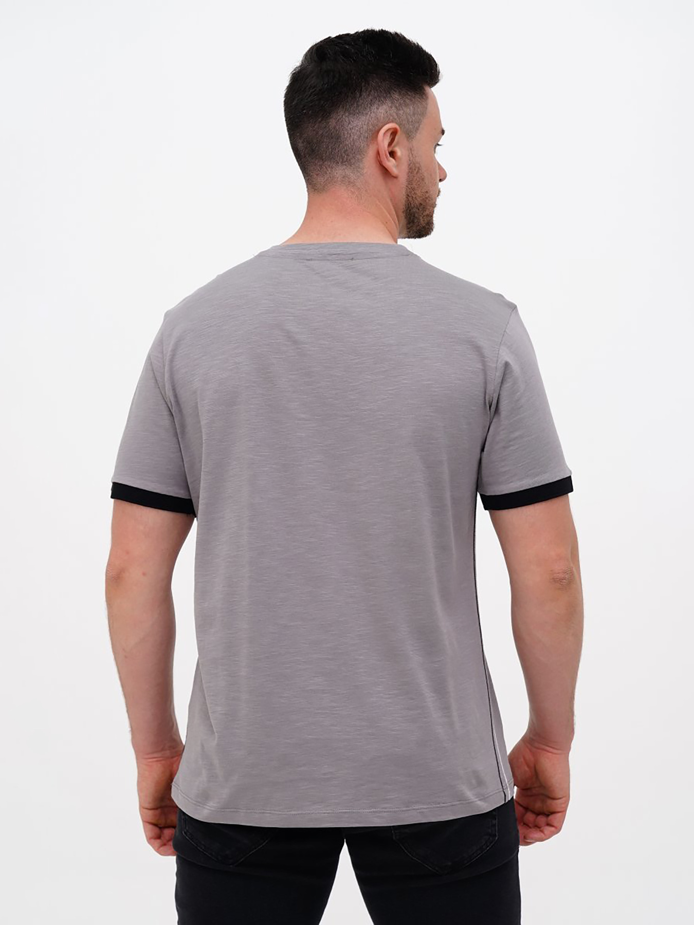 Футболка Trend Collection модель TC11073GreyFTBLK Фото