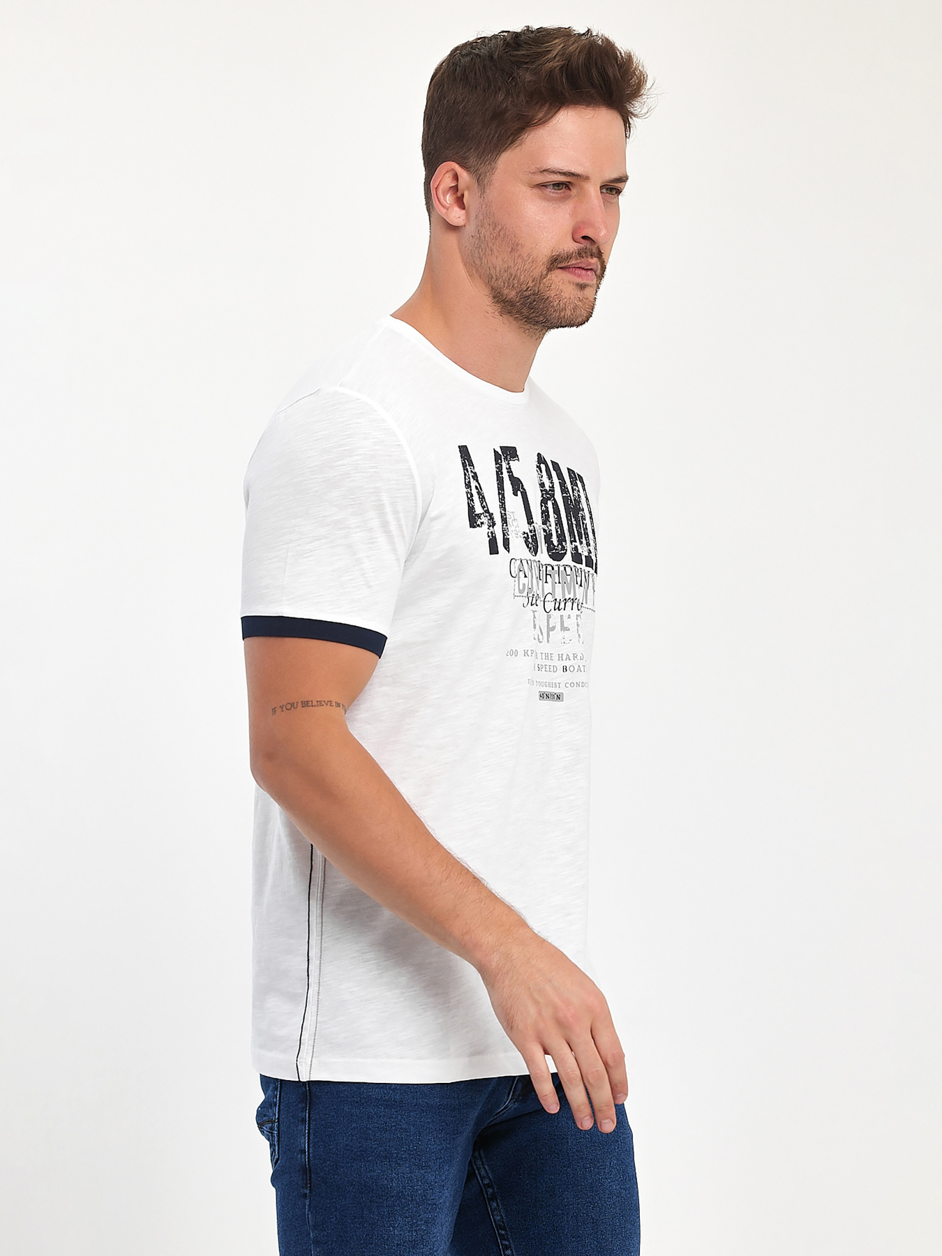 Футболка Trend Collection модель TC11072WhiteFTBLK Фото