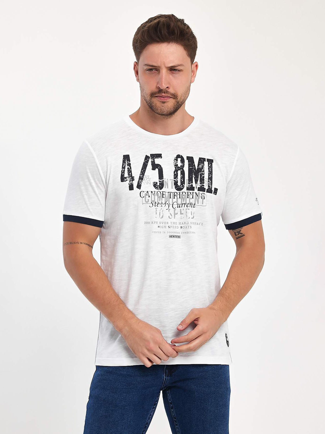 Футболка Trend Collection модель TC11072WhiteFTBLK Фото