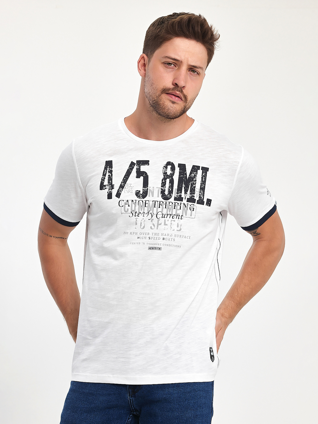 Футболка Trend Collection модель TC11072WhiteFTBLK Фото