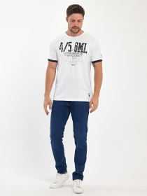 Футболка Trend Collection модель TC11072WhiteFTBLK Футболка Trend Collection модель TC11072WhiteFTBLK Фото