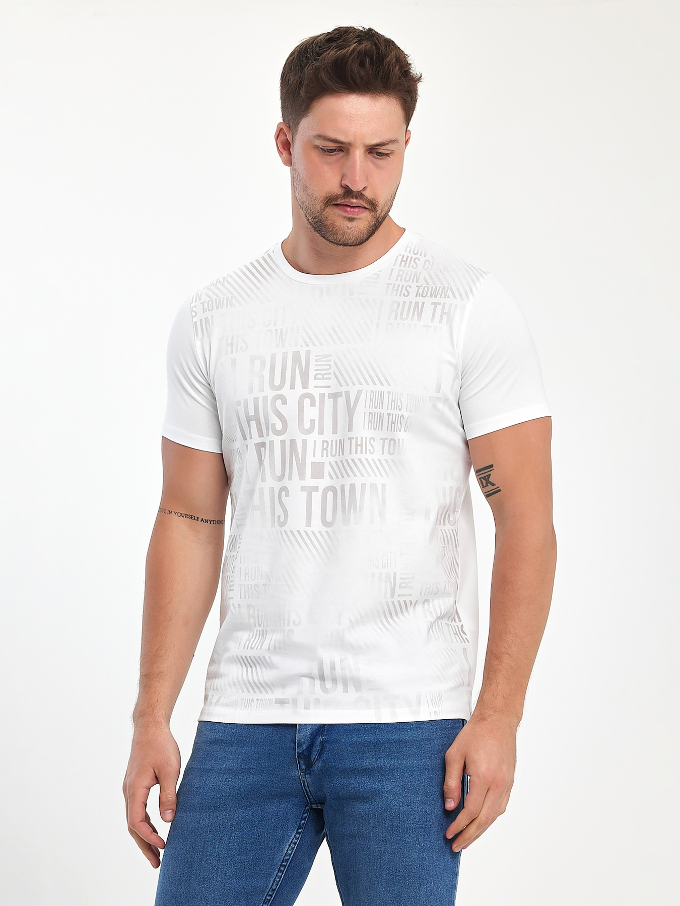 Футболка Trend Collection модель TC11065WhiteFTBLK Фото