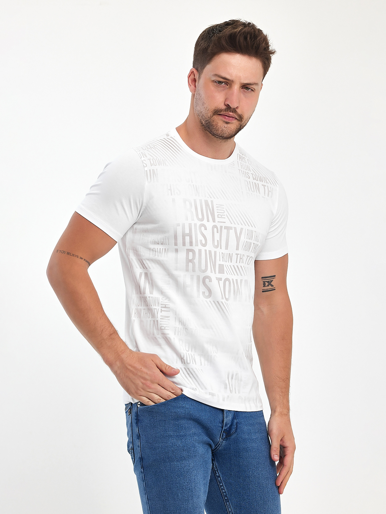 Футболка Trend Collection модель TC11065WhiteFTBLK Фото