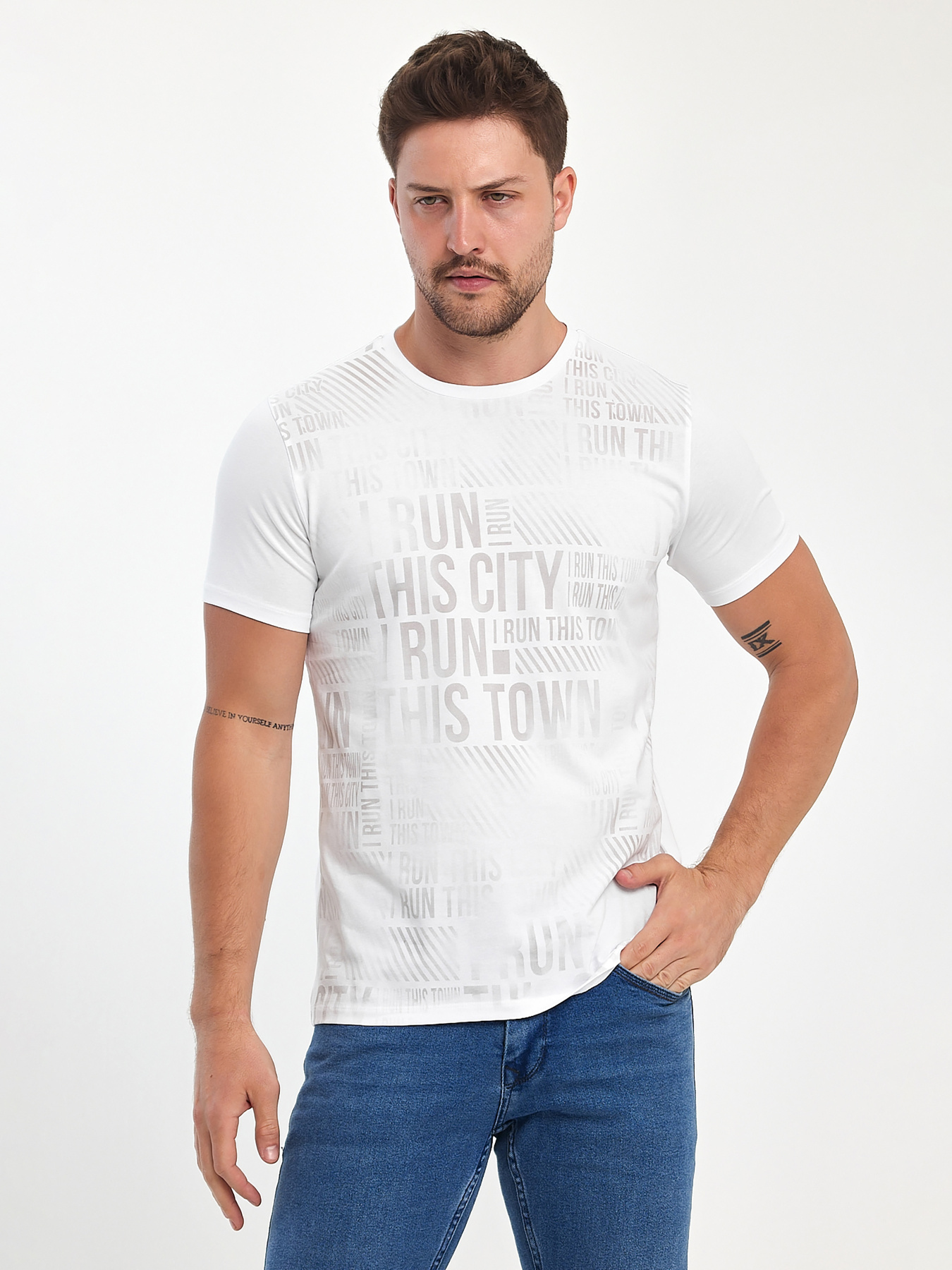 Футболка Trend Collection модель TC11065WhiteFTBLK Фото