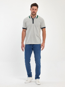 Поло Trend Collection модель TC11063WhiteFTBLK Фото