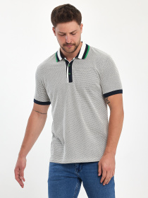 Поло Trend Collection модель TC11063WhiteFTBLK Фото