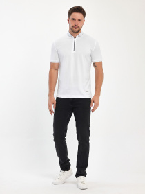 Поло Trend Collection модель TC11059WhiteFTBLK Фото