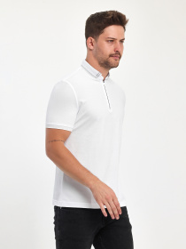 Поло Trend Collection модель TC11059WhiteFTBLK Фото