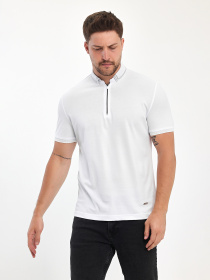 Поло Trend Collection модель TC11059WhiteFTBLK Фото