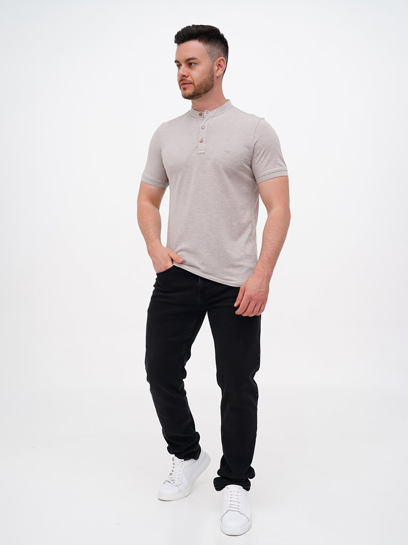 Поло Trend Collection модель TC10999BeigeFTBLK Фото