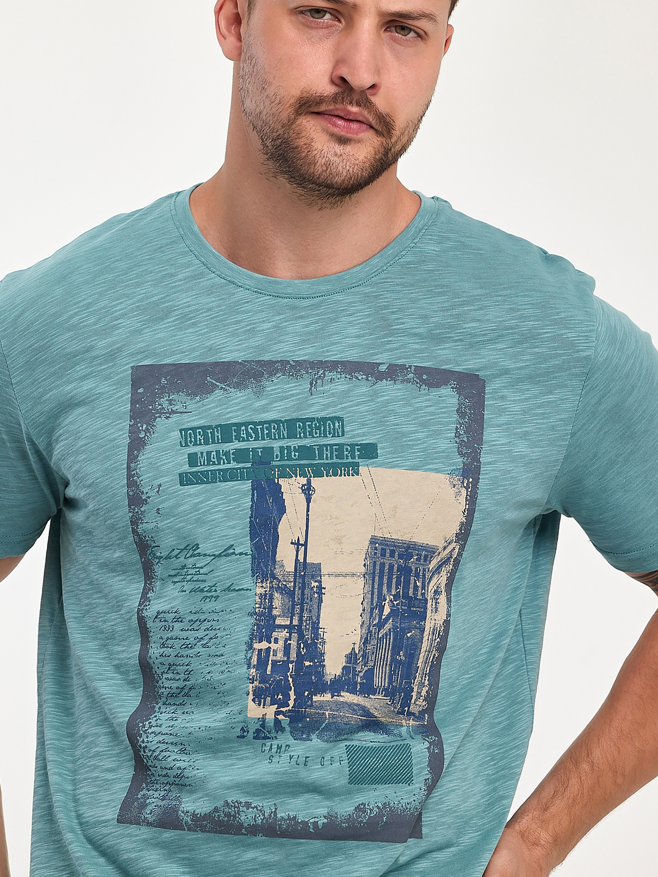 Футболка Trend Collection модель TC10992GreenFTBLK Фото