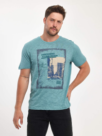 Футболка Trend Collection модель TC10992GreenFTBLK Фото