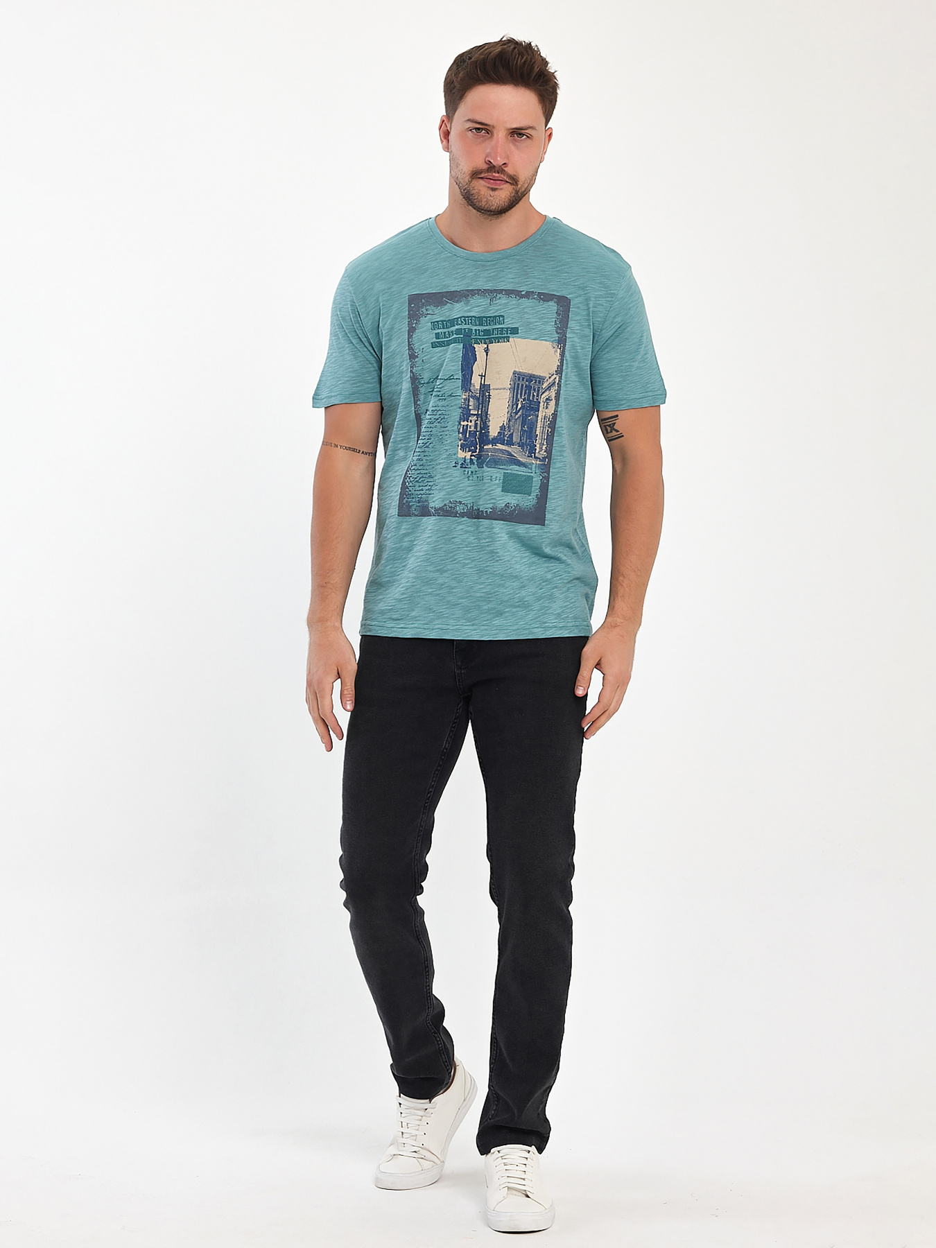 Футболка Trend Collection модель TC10992GreenFTBLK Футболка Trend Collection модель TC10992GreenFTBLK Фото