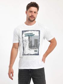 Футболка Trend Collection модель TC10991WhiteFTBLK Фото