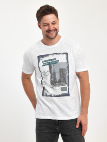 Футболка Trend Collection модель TC10991WhiteFTBLK Фото