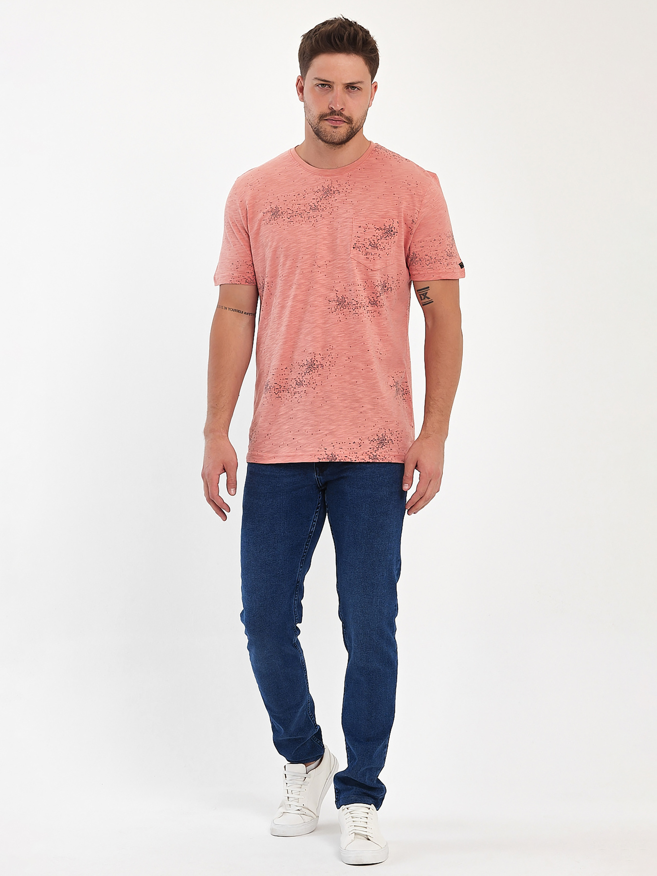 Футболка Trend Collection модель TC10989PalePinkFTBLK Фото