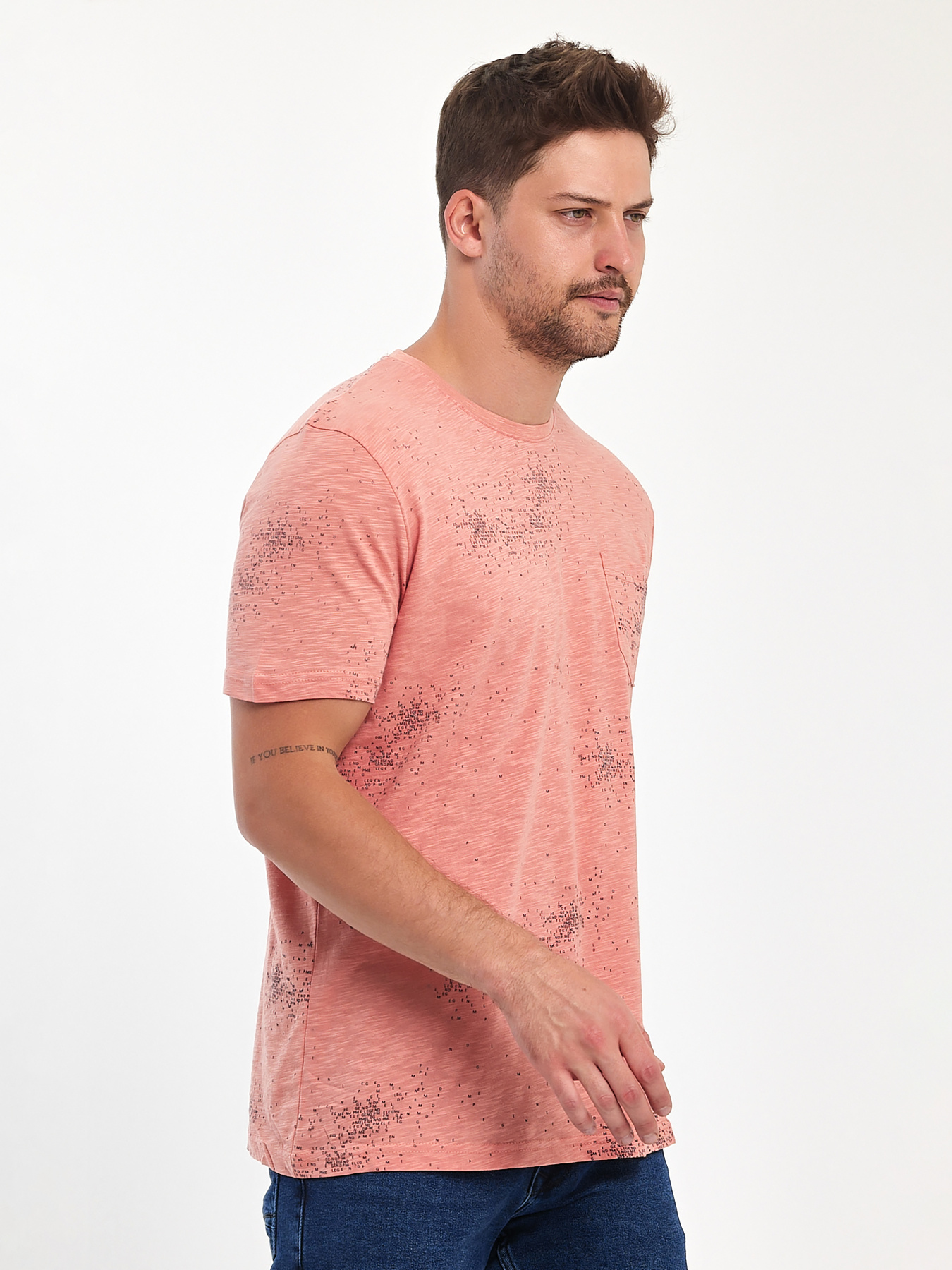 Футболка Trend Collection модель TC10989PalePinkFTBLK Фото