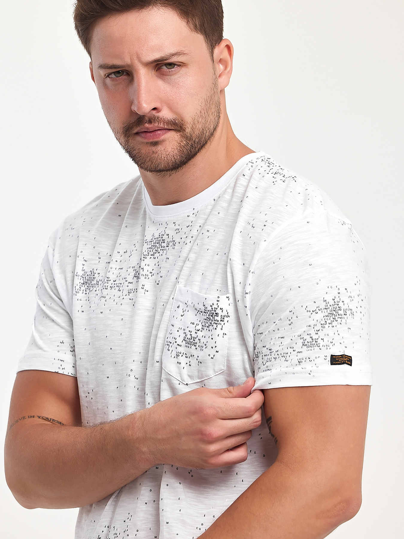 Футболка Trend Collection модель TC10987WhiteFTBLK Фото