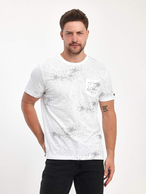 Футболка Trend Collection модель TC10987WhiteFTBLK Фото