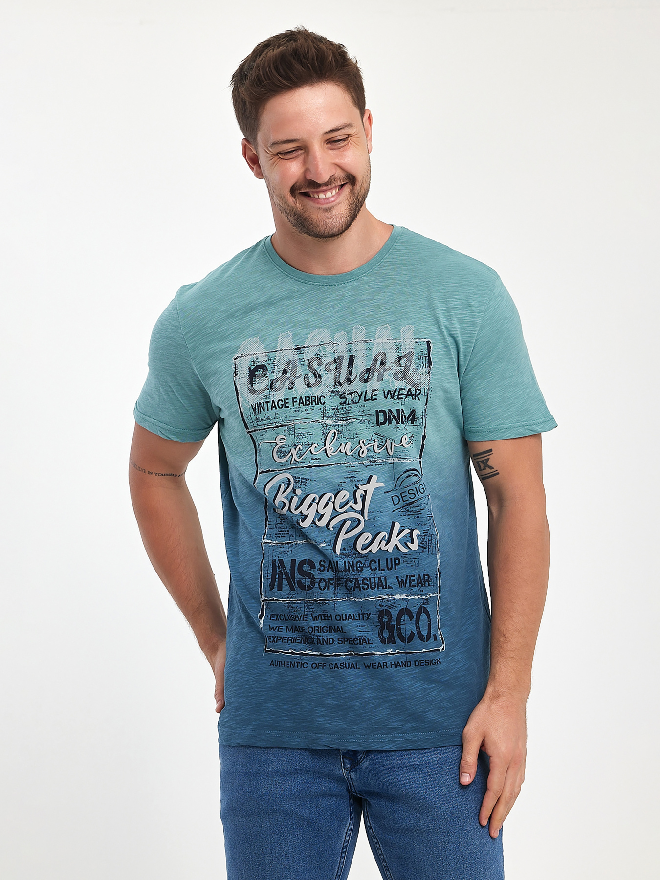 Футболка Trend Collection модель TC10985GreenFTBLK Фото