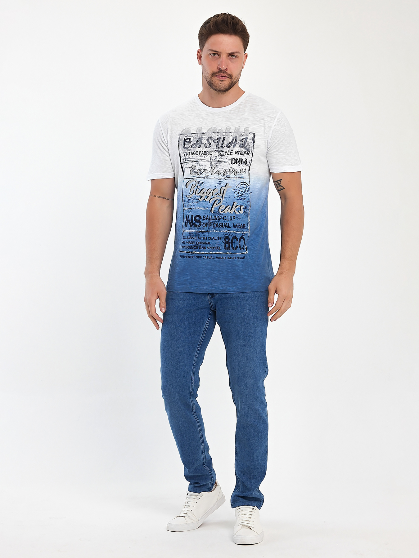 Футболка Trend Collection модель TC10984WhiteFTBLK Фото