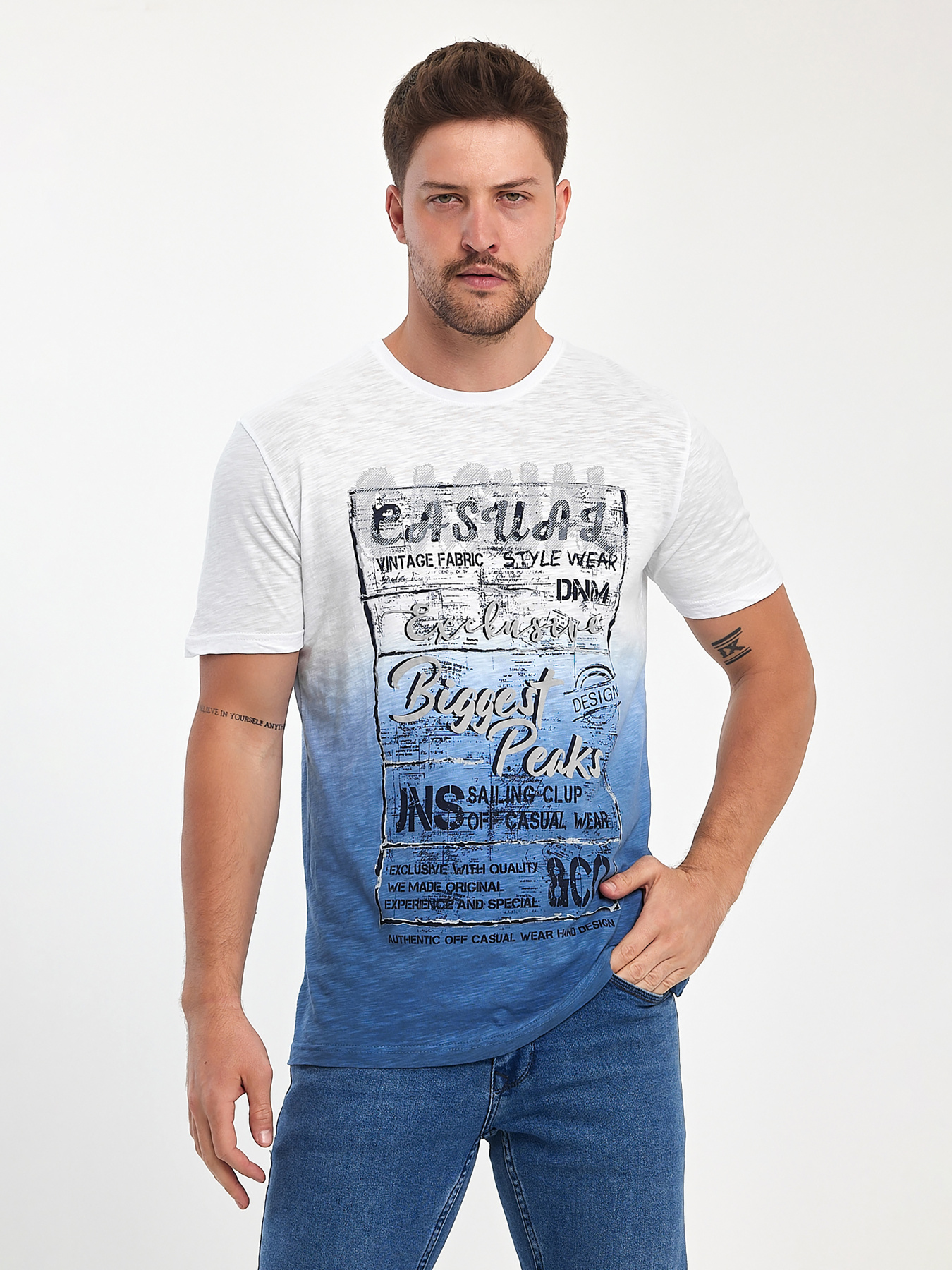 Футболка Trend Collection модель TC10984WhiteFTBLK Фото