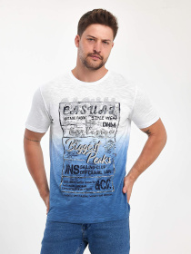 Футболка Trend Collection модель TC10984WhiteFTBLK Фото