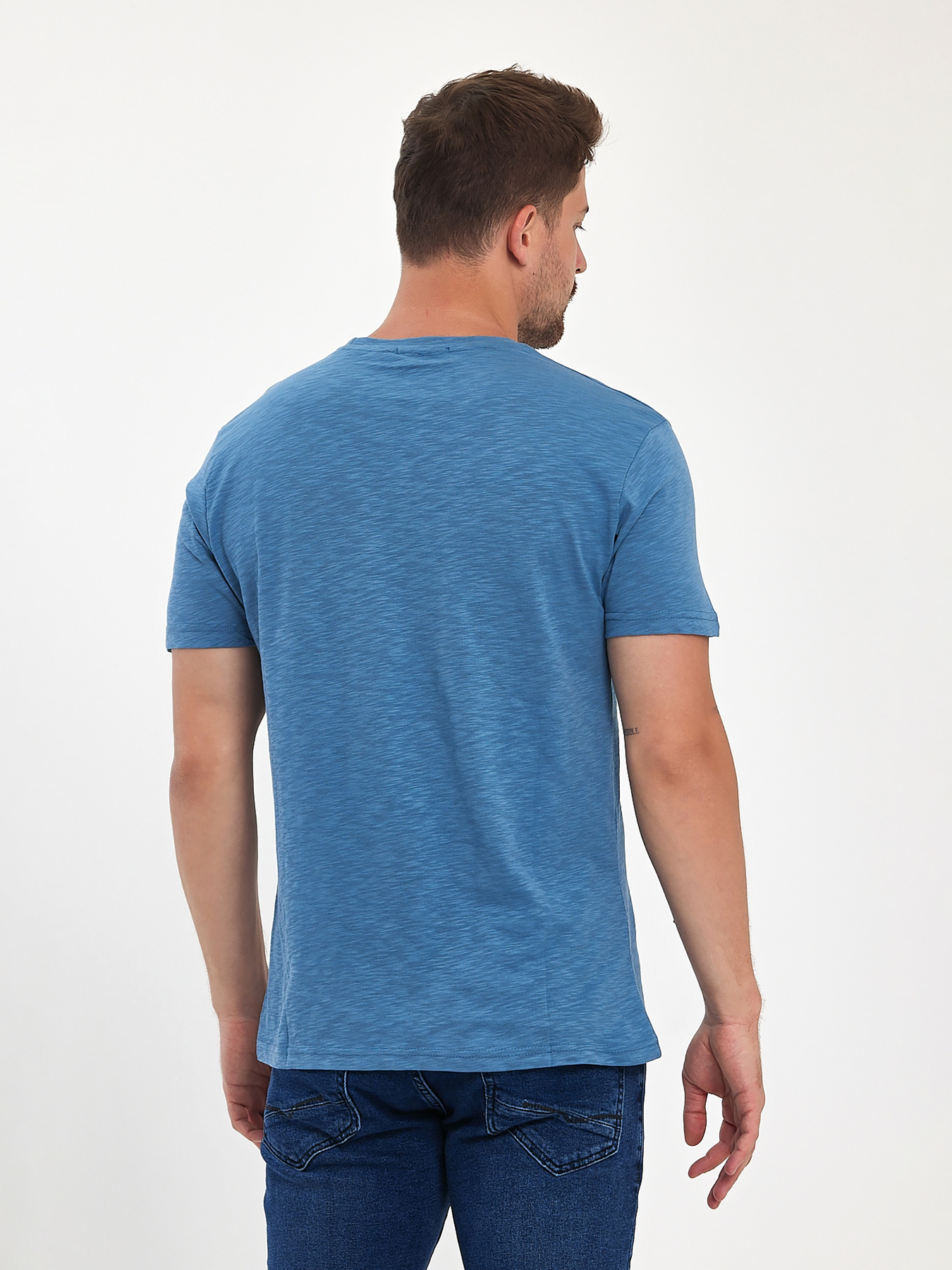 Футболка Trend Collection модель TC10983BlueFTBLK Фото