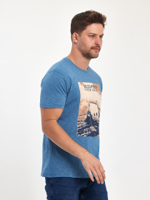 Футболка Trend Collection модель TC10983BlueFTBLK Фото