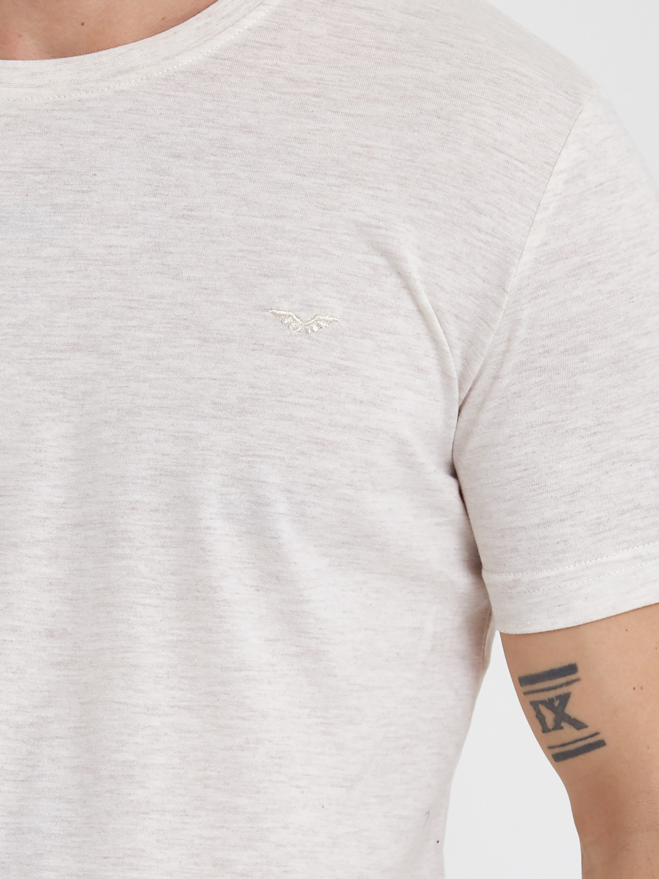 Футболка Trend Collection модель TC10979BeigeFTBLK Фото