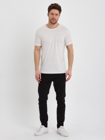 Футболка Trend Collection модель TC10979BeigeFTBLK Фото