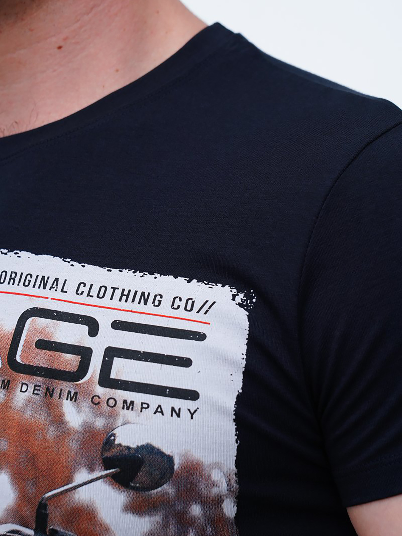 Футболка Trend Collection модель TC10764DarkBlueFTBLK Фото